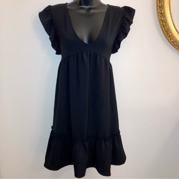 Altar'd State Dresses & Skirts - NEW Altar’d State Black Empire Waist Coastal Cowgirl Fall Festival Dress Medium